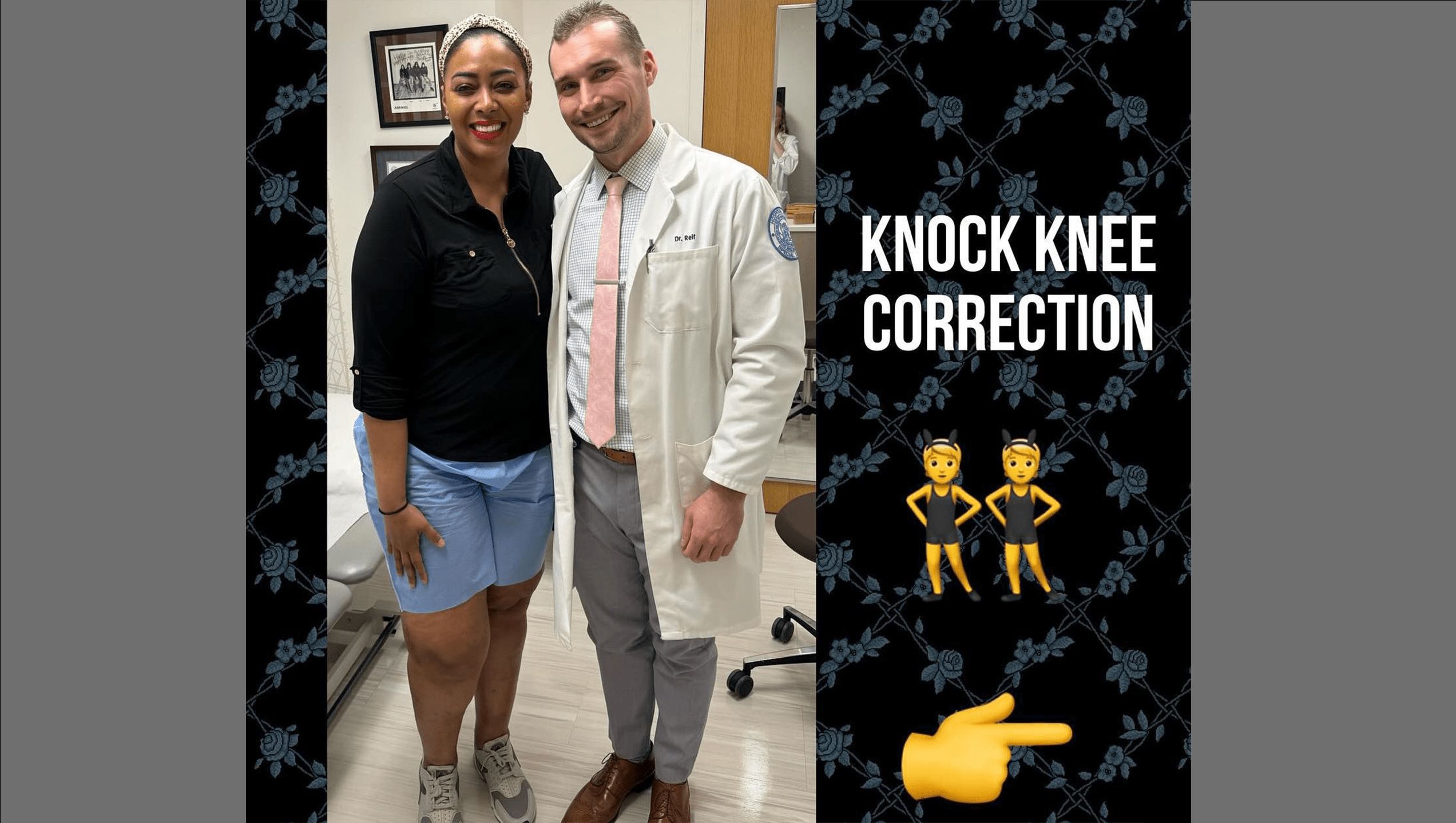 Dr. Reif and Knock Knee Patient